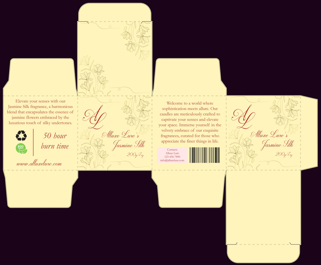 jasmine silk candle package dieline